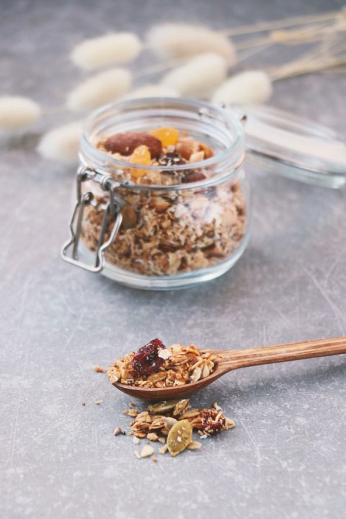 Granola selber machen Weihnachten