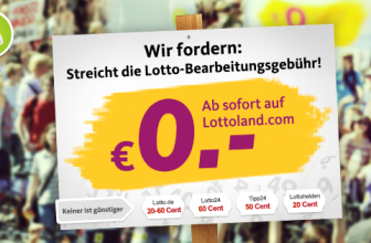 Lotto Bearbeitungsgebühr abschaffen